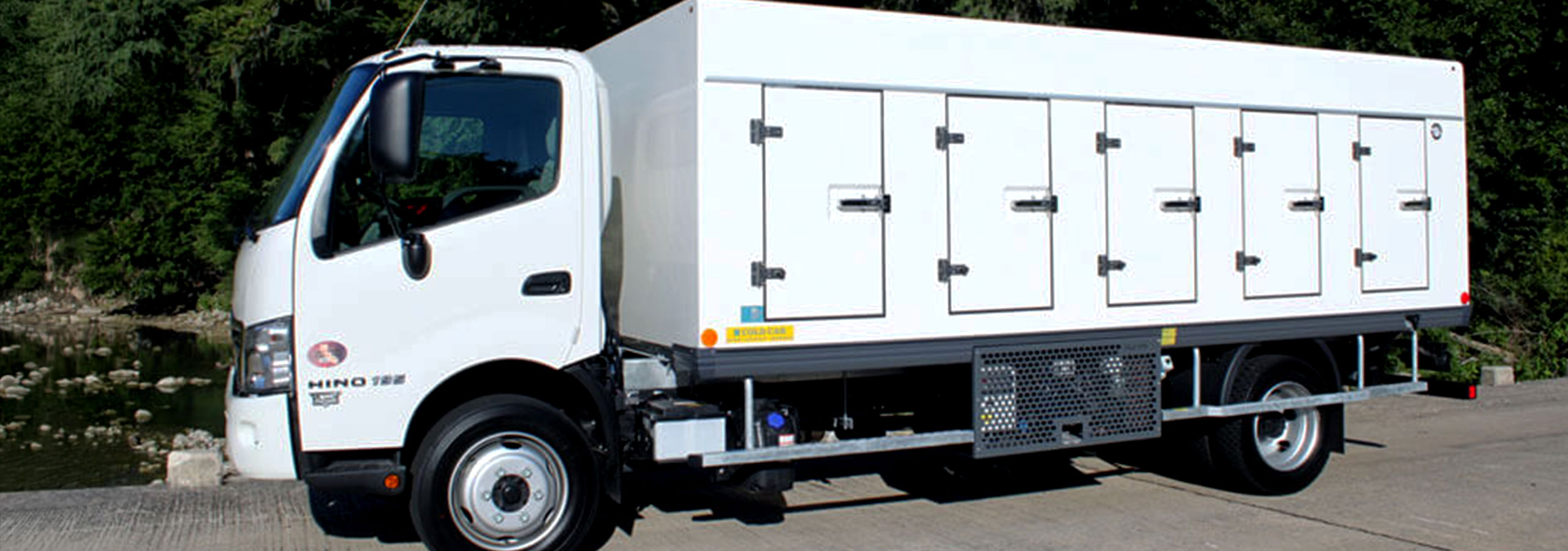 Cold Car USA, standard 5x5 low temperature refrigerated body