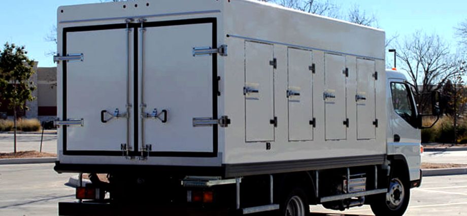Cold Car USA, standard 4x4 low temperature refrigerated body