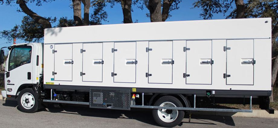 Cold Car USA, standard 6x6 low temperature refrigerated body