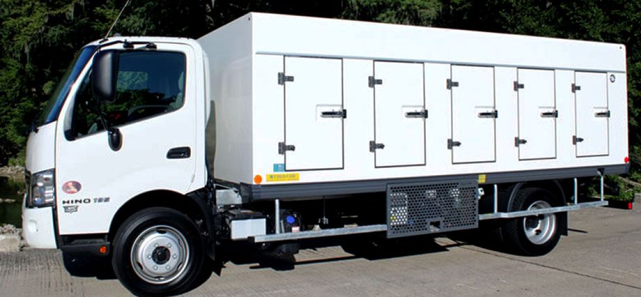 Cold Car USA, standard 5x5 low temperature refrigerated body