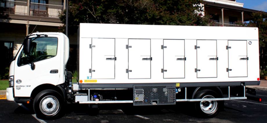 Cold Car USA, standard 5x5 low temperature refrigerated body