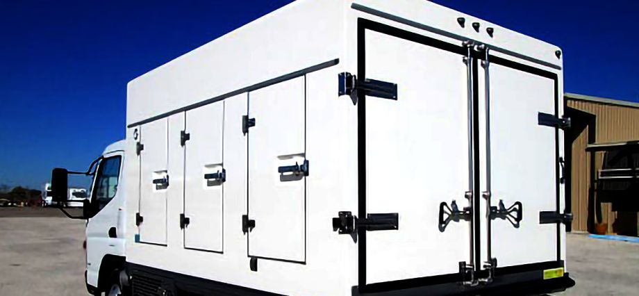 Cold Car USA, standard 3x3 low temperature refrigerated body